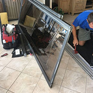 sliding glass door frame repair Larkfield-Wikiup